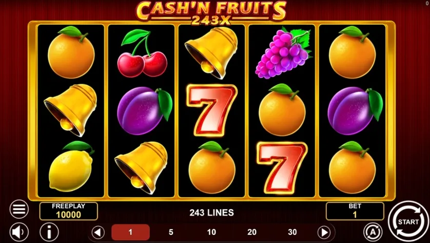 Cash N Fruits 243 X slot