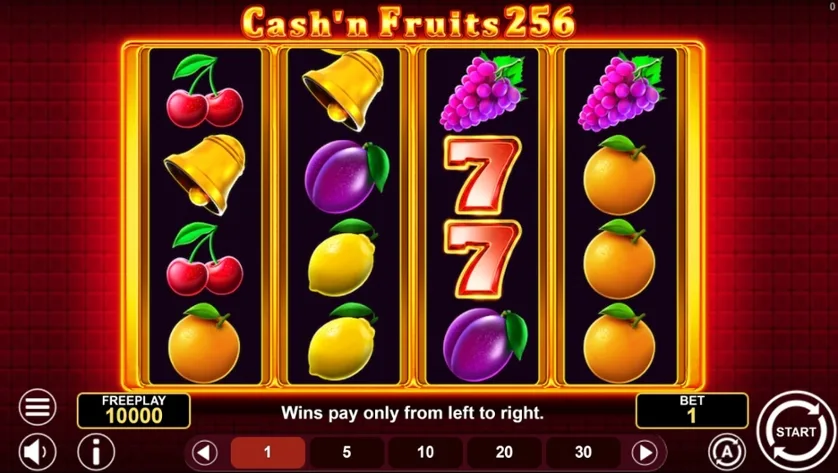 Cash N Fruits 256 slot