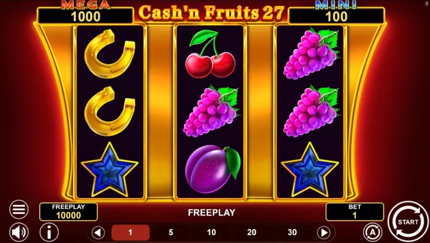 Cash N Fruits 27 Hold And Win slot