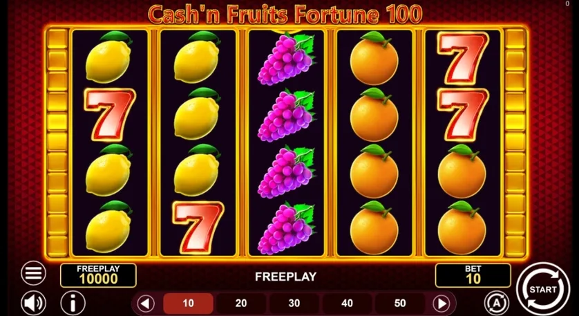 Cash N Fruits Fortune 100 slot