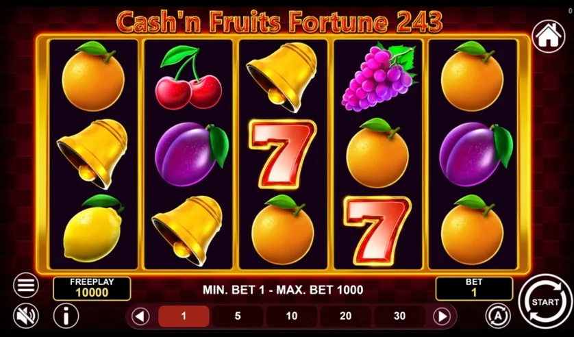 Cash N Fruits Fortune 243 slot