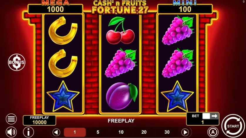 Cash N Fruits Fortune 27 slot