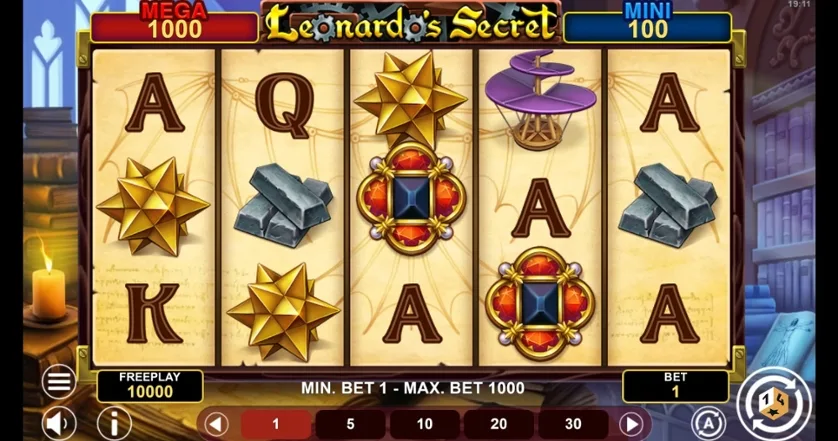 Leonardo S Secret slot