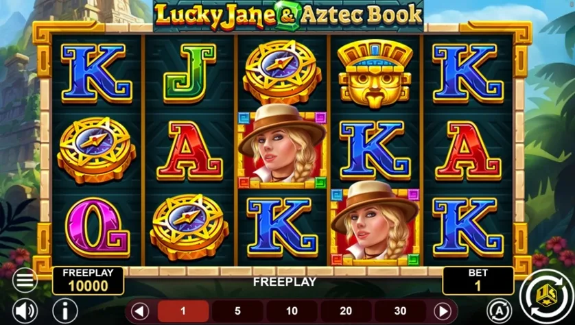 Lucky Jane & Aztec Book slot