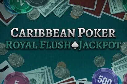 Caribbean Poker Royal Flush Jackpot slot