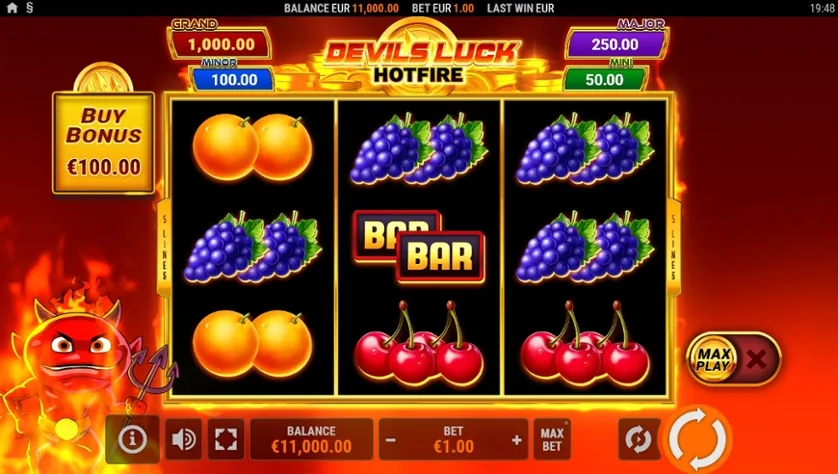 Devil S Luck Hotfire slot
