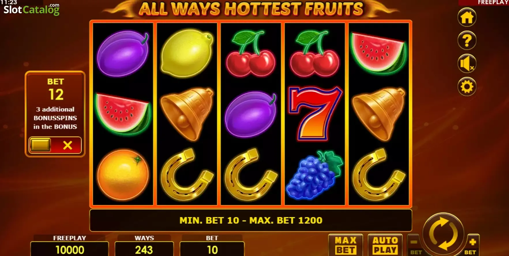 All Ways Hottest Fruits slot