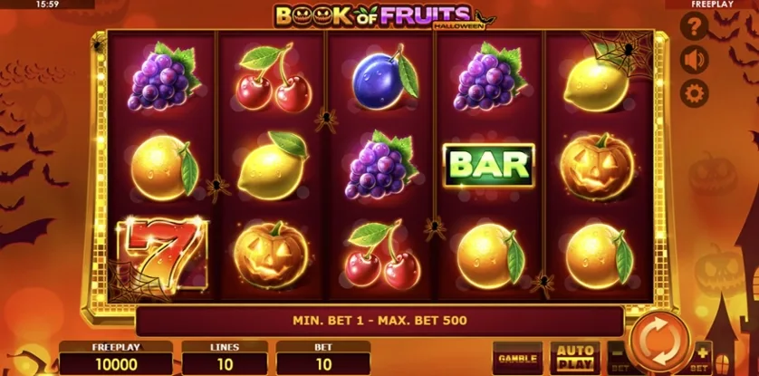 Book of Fruits Halloween slot