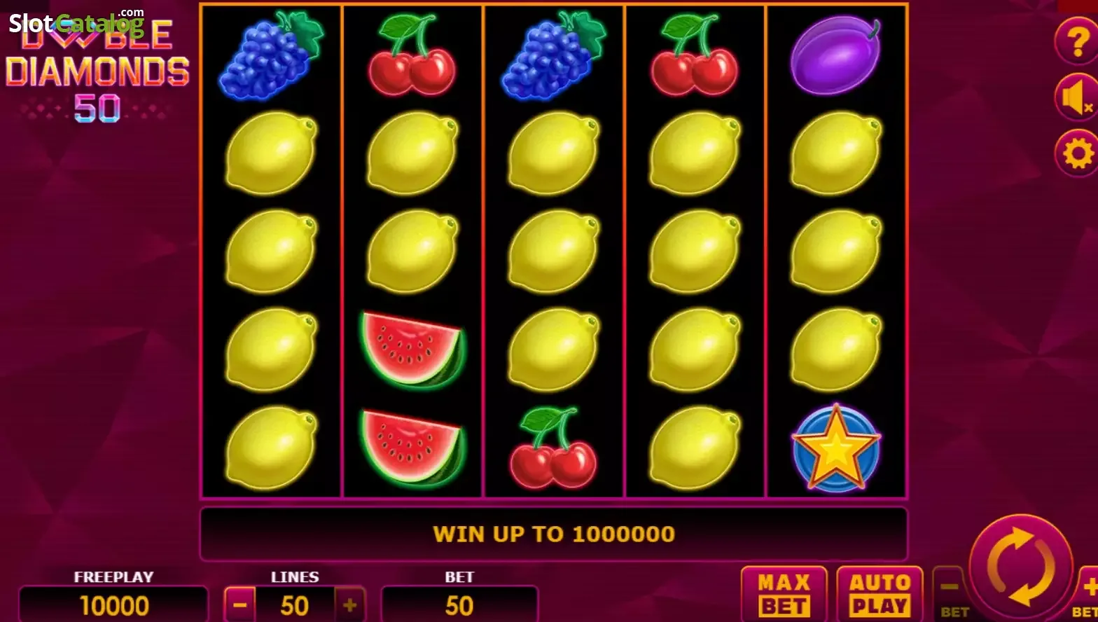 Double Diamonds 50 slot