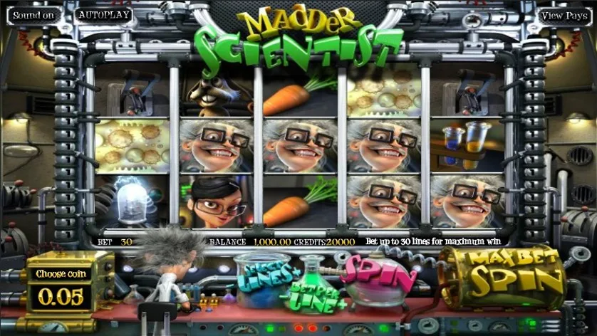 Madder Scientist slot