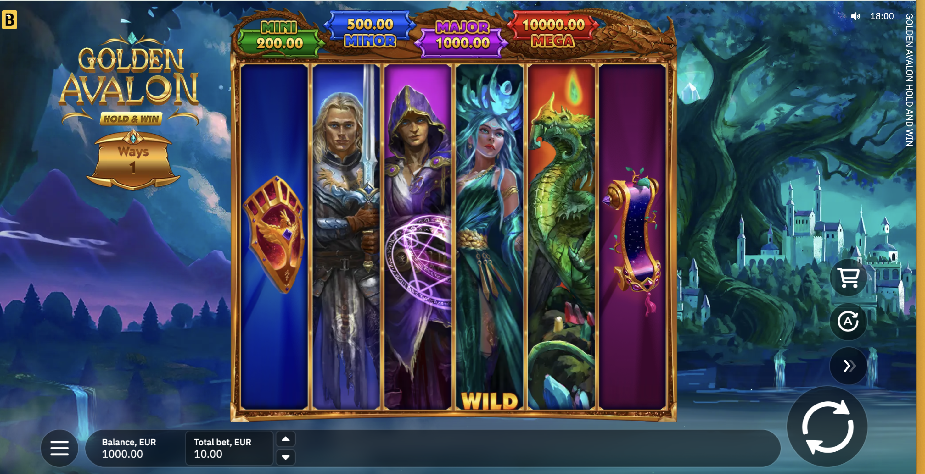 Golden Avalon Hold And Win slot