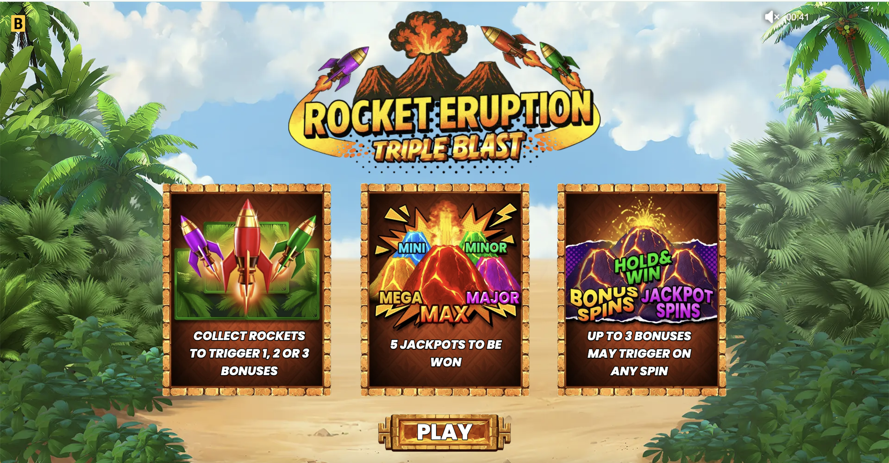 Rocket Eruption: Triple Blast slot