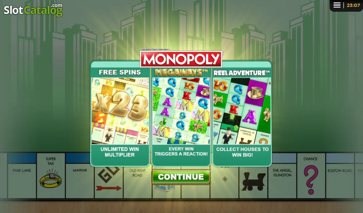 Monopoly Megaways slot