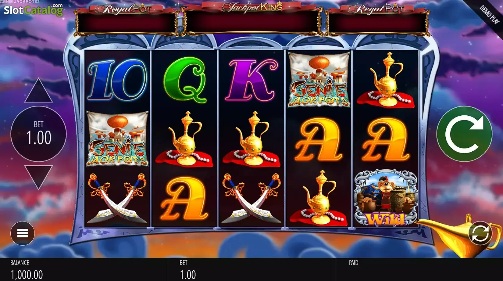 Genie Jackpots slot