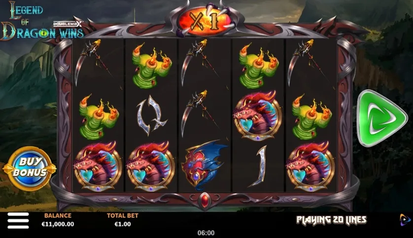 Legend of Dragon Wins DoubleMax slot