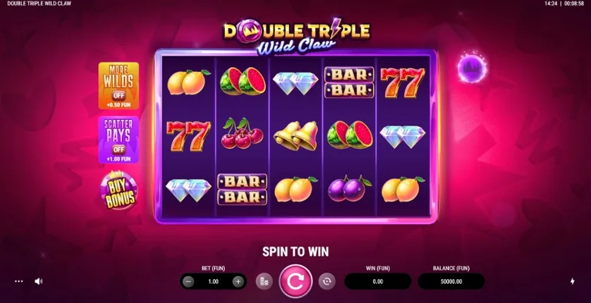 Double Triple Wild Claw slot