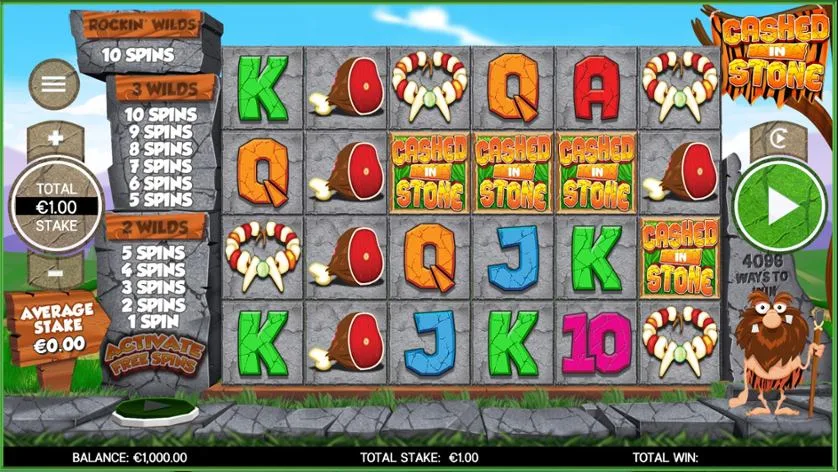 Cashed In Stone slot