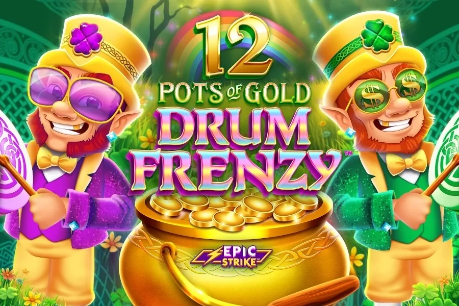 12 Pots of Gold: Drum Frenzy Slot Demo - Free Play slot