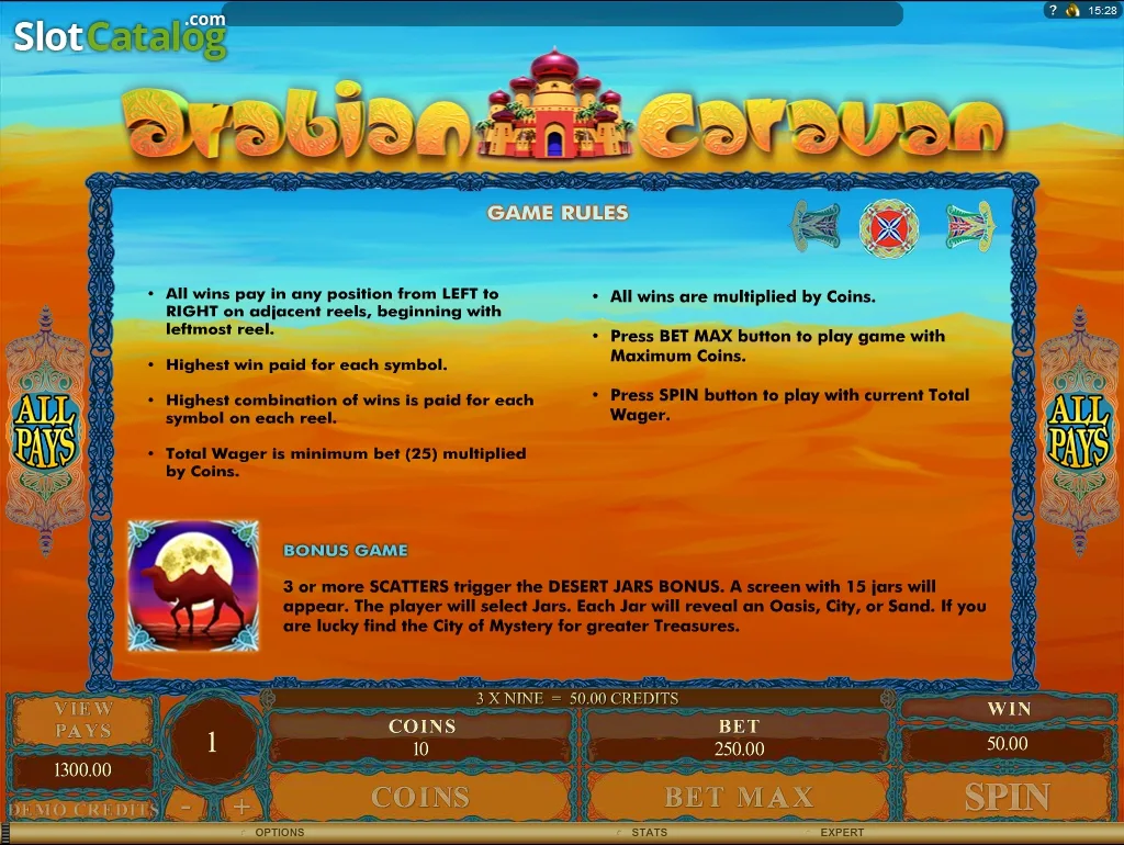 Arabian Caravan slot