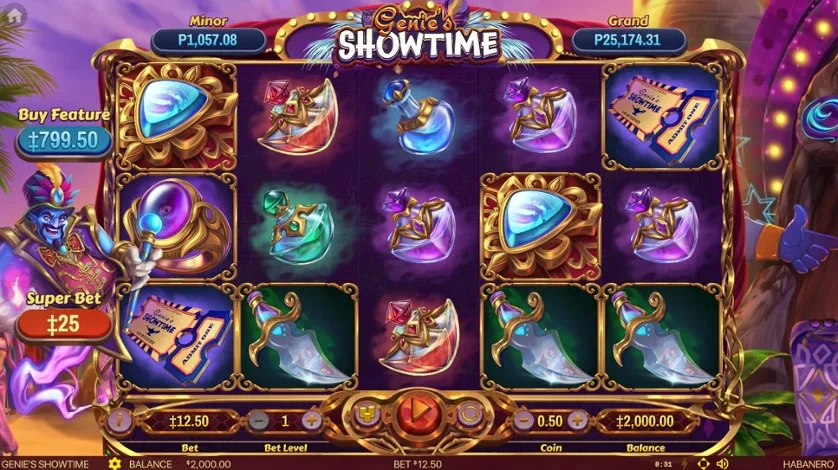 Genie S Showtime slot