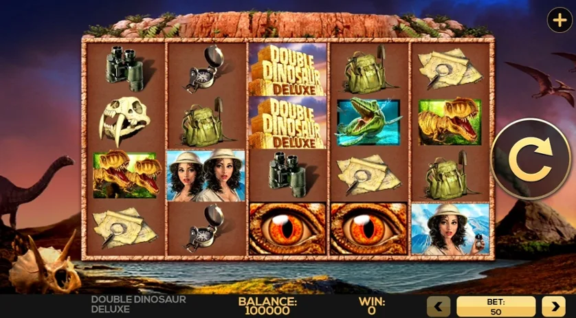 Double Dinosaur Deluxe slot