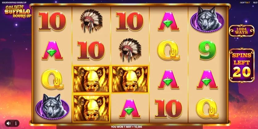 Golden Buffalo Double Up slot