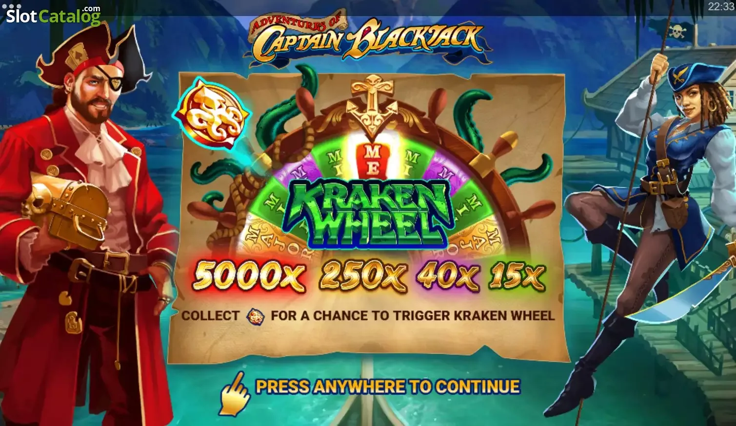 Adventures of Captain Blackjack slot