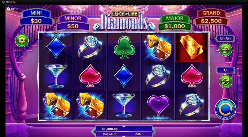 Lock It Link Diamonds slot