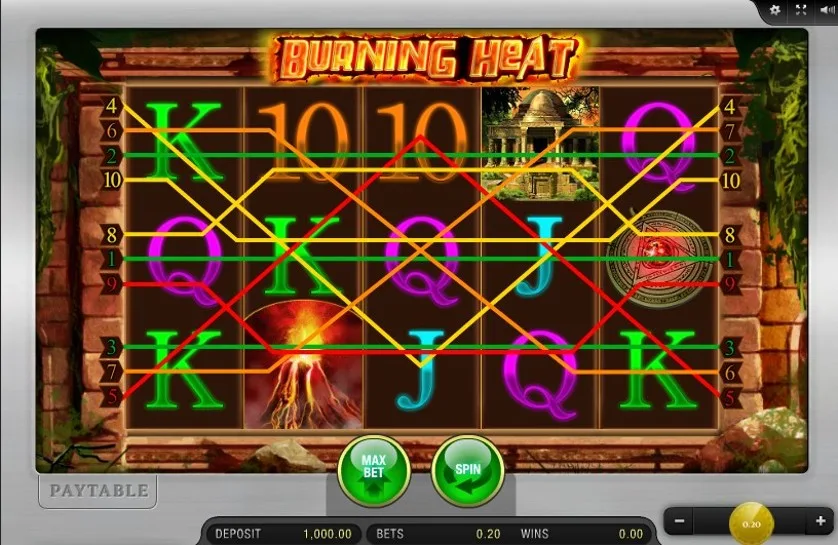 Burning Heat slot