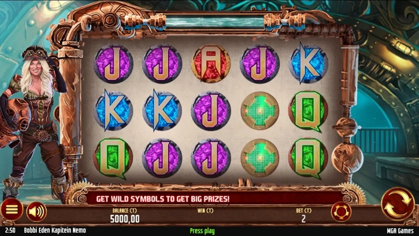 Bobbi Eden Kapitein Nemo slot