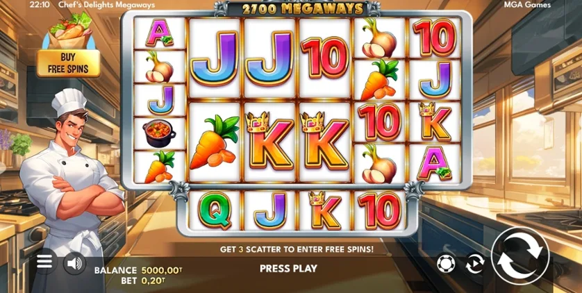 Chef's Delights Megaways slot