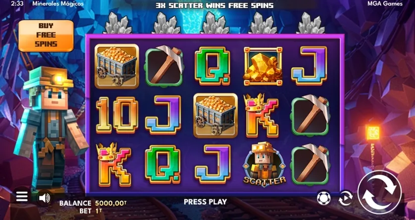 Minerales Magicos slot
