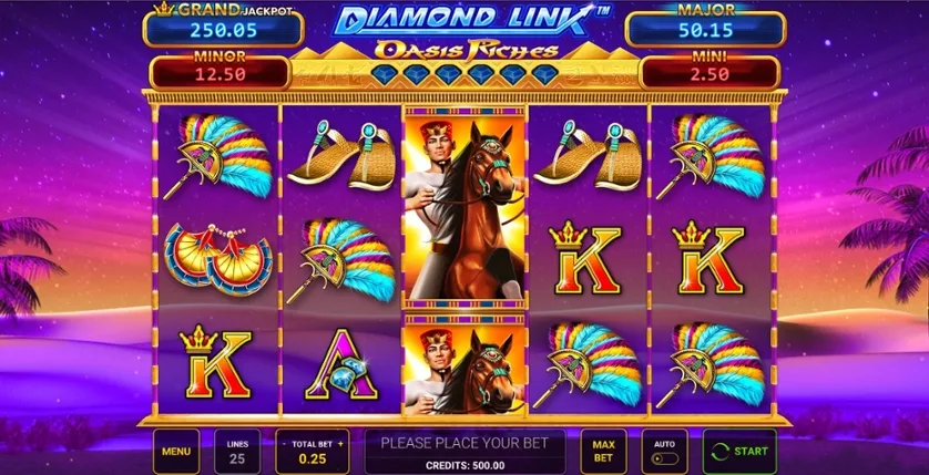 Diamond Link Oasis Riches slot