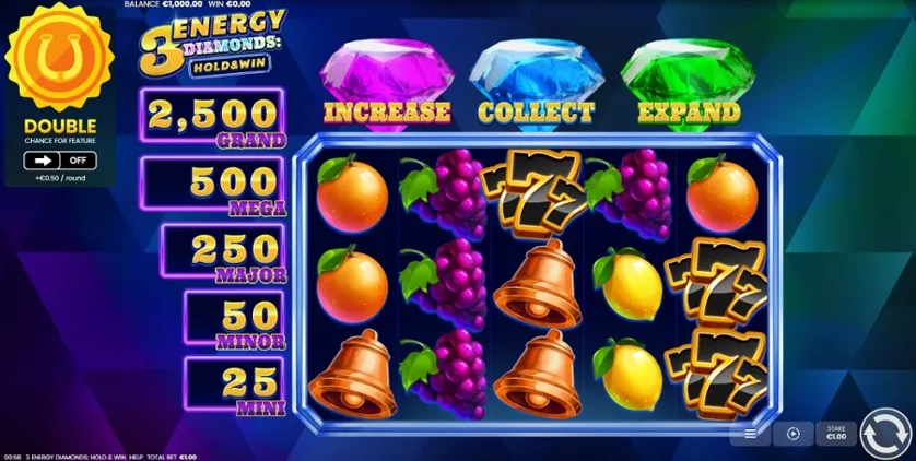 3 Energy Diamonds slot