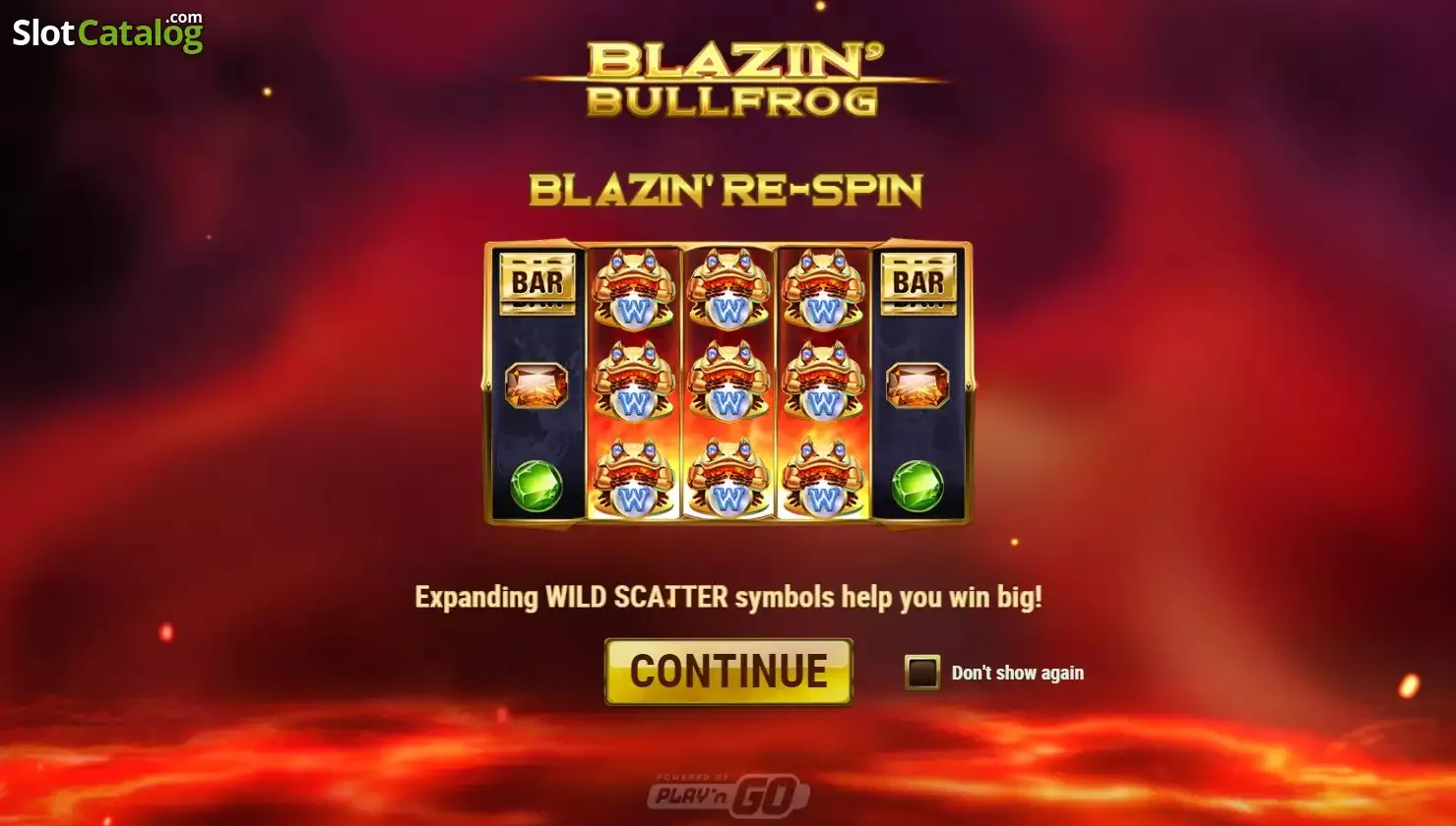Blazin' Bullfrog slot
