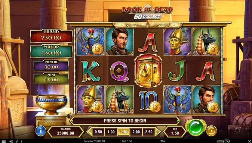Book of Dead GO Collect Slot Demo - Free Play slot