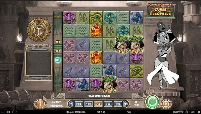 Charlie Chance and the Curse of Cleopatra slot