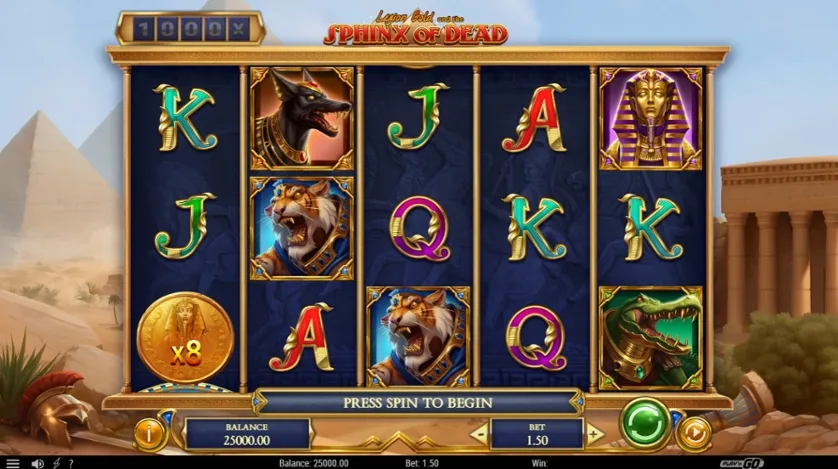 Legion Gold and the Sphinx of Dead slot