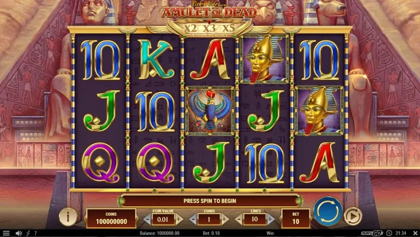 Rich Wilde and the Amulet of Dead slot