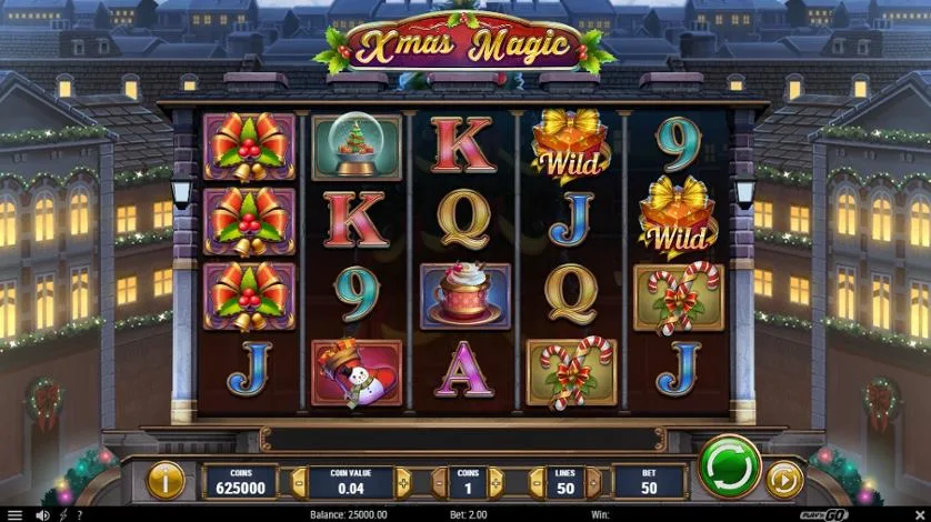Xmas Magic slot poster