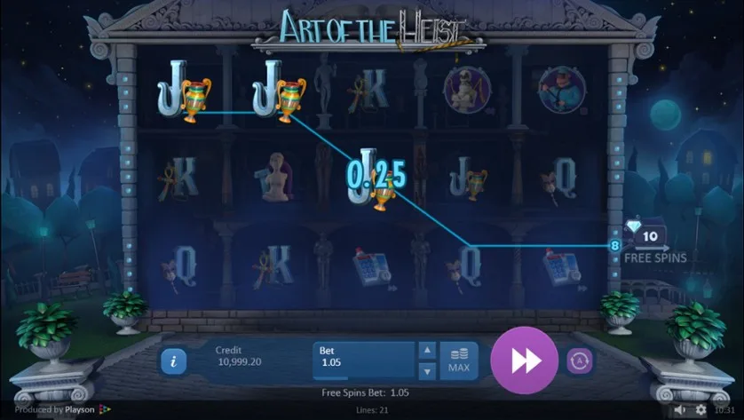 Art Of The Heist slot