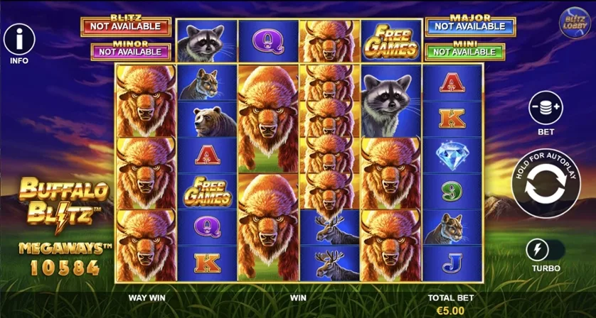 Buffalo Blitz Megaways slot