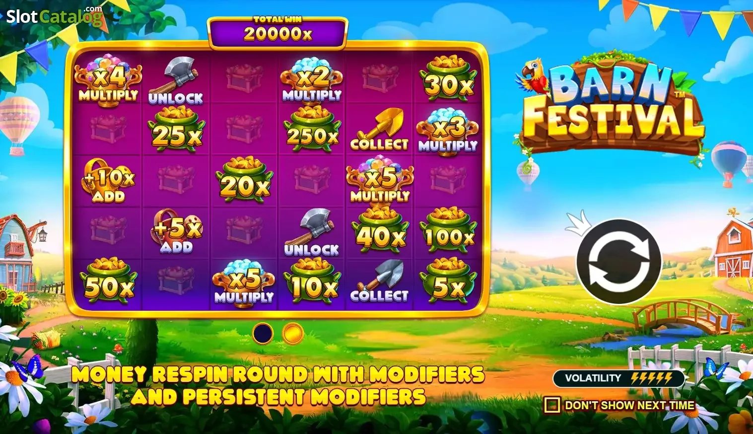 Barn Festival slot