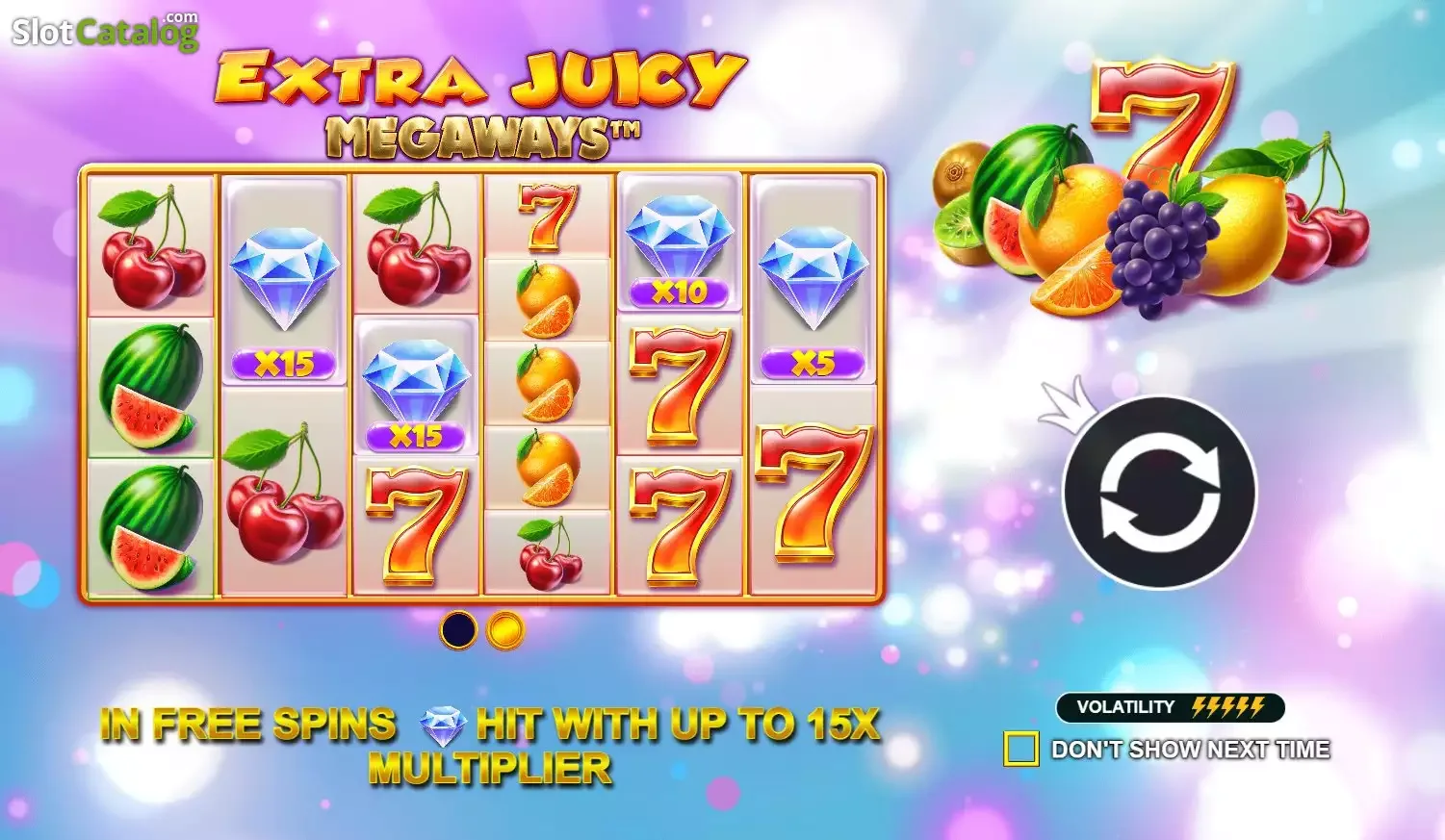 Extra Juicy Megaways slot