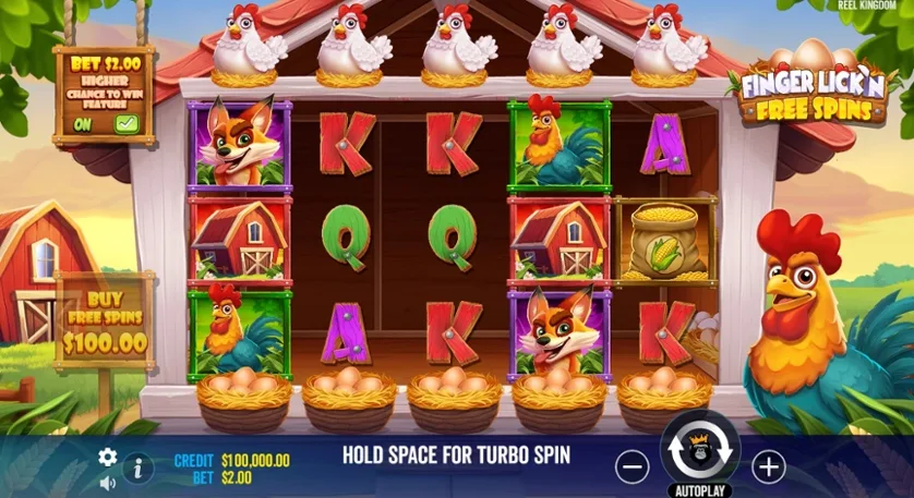 Finger Lick’n Freespins slot