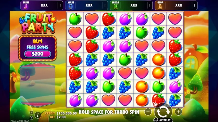 Fruit Party Oranje Jackpot slot