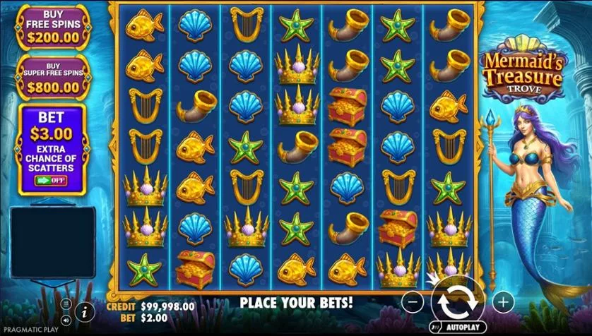 Mermaid S Treasure Trove slot