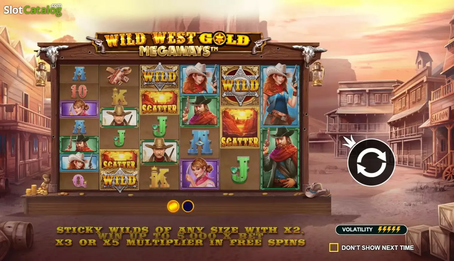 Wild West Gold Megaways slot