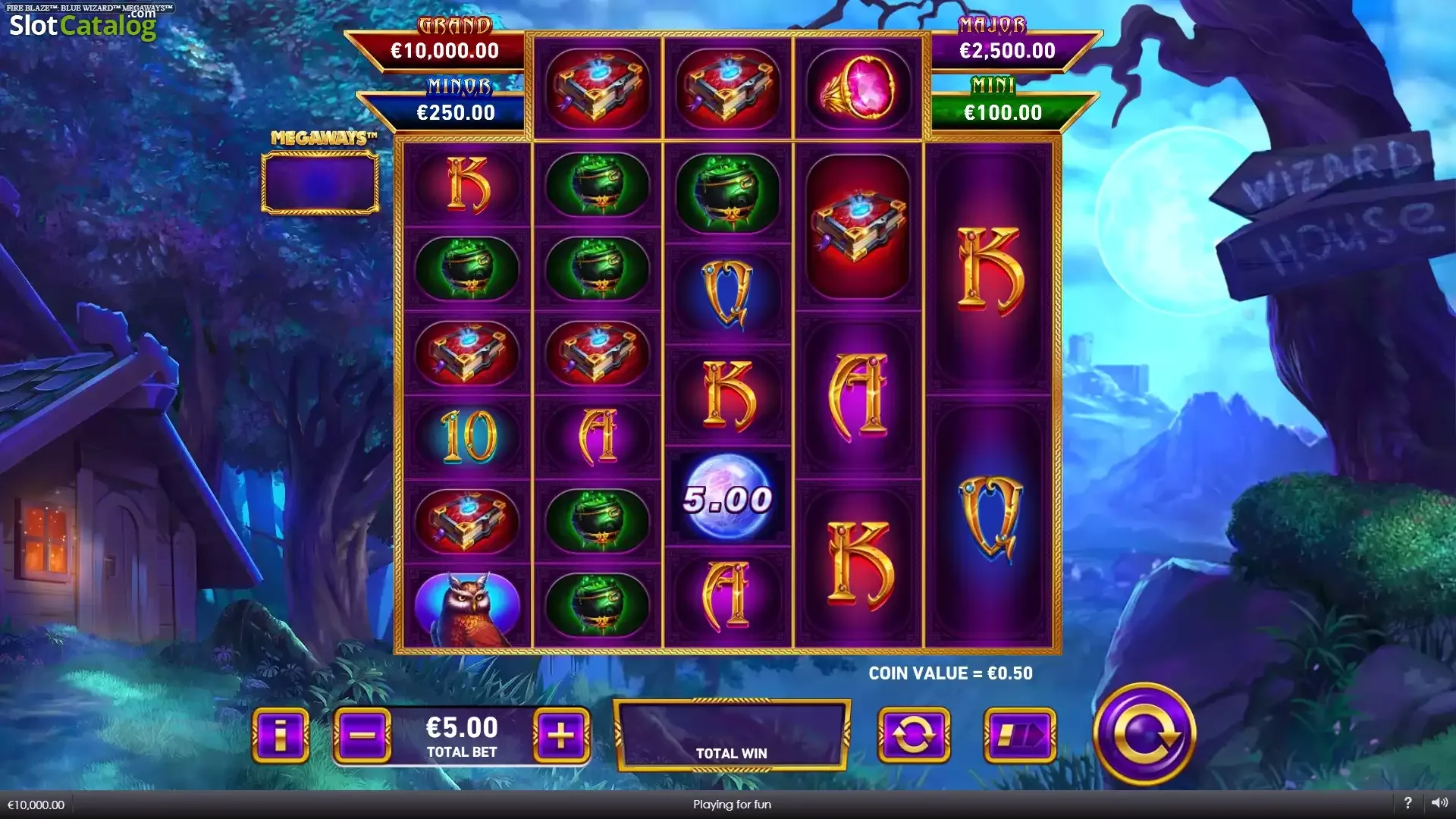 Blue Wizard Megaways slot