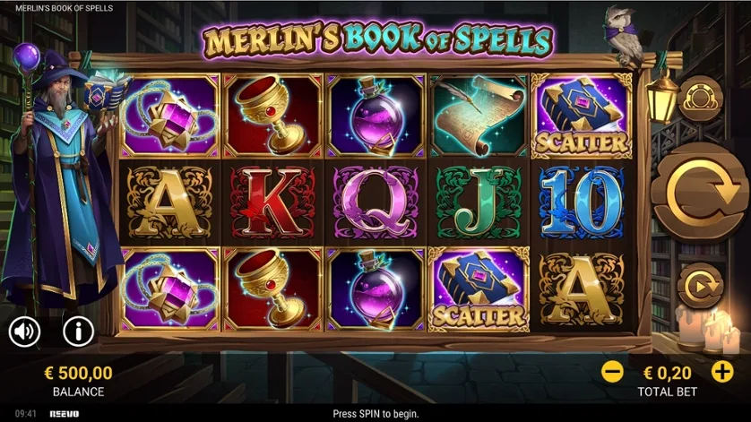 Merlin S Book Of Spells slot